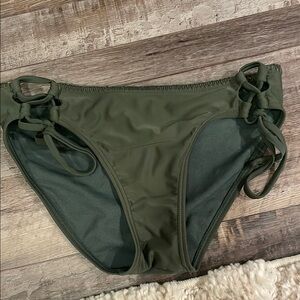 Olive Green Women's Swim Bottom